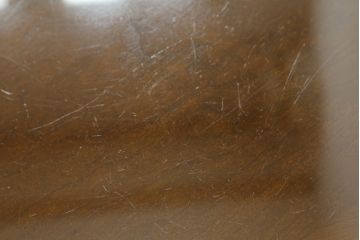 アメリカビンテージ　ガラス天板付き　凝った脚のデザインが目を引くセンターテーブル(ローテーブル、ラウンドテーブル、ヴィンテージ)(R-057394)