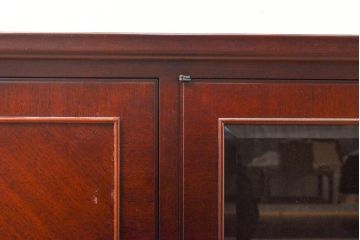 中古　神戸洋家具　メープル不二屋　高級感あふれるデザインが魅力的なサイドボード(定価約48万円)(収納棚、飾り棚、戸棚)(R-057402)