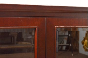 中古　神戸洋家具　メープル不二屋　高級感あふれるデザインが魅力的なサイドボード(定価約48万円)(収納棚、飾り棚、戸棚)(R-057402)