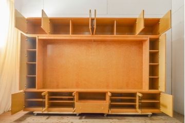 超美品!　新品同様　松創　エルテ　特大サイズで圧倒的存在感を放つテレビボード(定価500万円)(テレビ台、戸棚、収納棚、キャビネット)(R-057408)