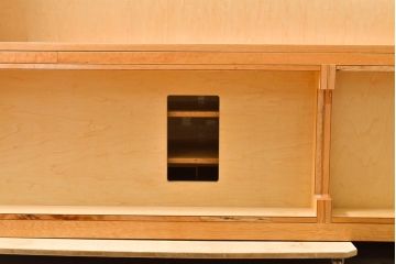 超美品!　新品同様　松創　エルテ　特大サイズで圧倒的存在感を放つテレビボード(定価500万円)(テレビ台、戸棚、収納棚、キャビネット)(R-057408)