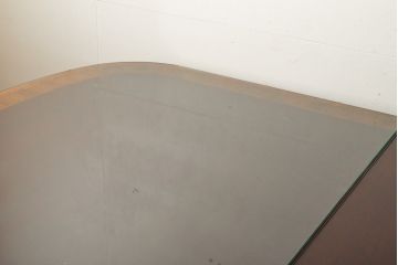 中古　美品　アメリカ高級家具　COUN CILL(カウンシル)　マホガニー材　高級感漂う佇まいが魅力のダイニングテーブル(カンセル、エクステンションテーブル)(定価約100万円)(R-057409)