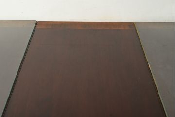 中古　美品　アメリカ高級家具　COUN CILL(カウンシル)　マホガニー材　高級感漂う佇まいが魅力のダイニングテーブル(カンセル、エクステンションテーブル)(定価約100万円)(R-057409)