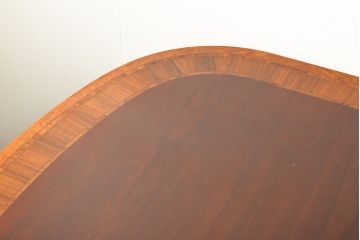 中古　美品　アメリカ高級家具　COUN CILL(カウンシル)　マホガニー材　高級感漂う佇まいが魅力のダイニングテーブル(カンセル、エクステンションテーブル)(定価約100万円)(R-057409)