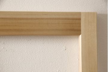 ラフジュ工房オリジナル 杉材 大正ロマン ノスタルジックな雰囲気づくりに活躍するガラス戸2枚セット(色ガラスもお入れできます)(引き戸、建具)(R-057413)
