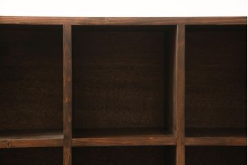 ラフジュ工房オリジナル　見せる収納でインテリアをさらに盛り上げるマス目棚(ロッカー、収納棚、本棚、飾り棚、オープンラック)(R-057436)