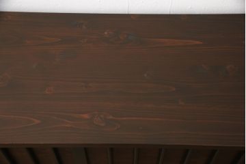 ラフジュ工房オリジナル　古建具リメイク　引き出し付き　和モダンな空間づくりに活躍する水屋箪笥サイドボード(サイドキャビネット、収納棚、戸棚)(R-057437)