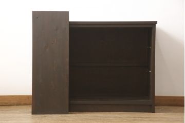 ラフジュ工房オリジナル　古建具リメイク　和モダンな雰囲気を盛り立てる収納棚(サイドボード、戸棚、サイドキャビネット)(R-057438)