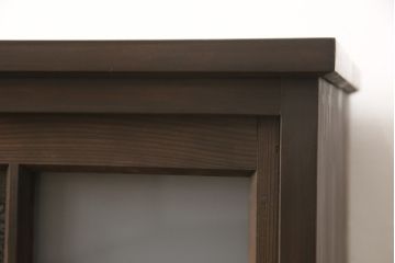 ラフジュ工房オリジナル　古建具リメイク　和モダンな雰囲気を盛り立てる収納棚(サイドボード、戸棚、サイドキャビネット)(R-057438)