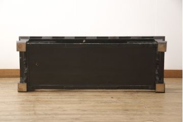 中古　韓国民芸家具　華やかな螺鈿細工が美しいセンターテーブル(座卓、ローテーブル)(R-057441)
