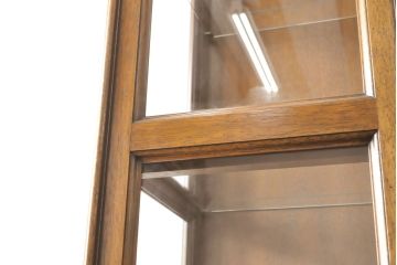 中古　美品　DREXEL HERITAGE(ドレクセルヘリテイジ)　品のある佇まいが魅力的なキュリオケース(定価約62万円)(飾り棚、ガラスショーケース、キャビネット、陳列棚)(R-057450)