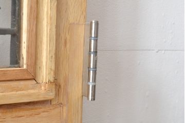 フランスアンティーク　オーク材　アイアンフェンスがお洒落なアクセントになるドア1枚(扉、木製ドア、建具)(R-057465)
