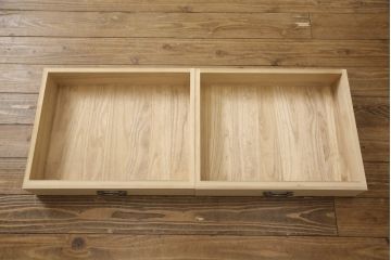 中古　国産　手造り家具　シンプルで取り入れやすい総桐箪笥(並厚、桐たんす、着物箪笥、和タンス、衣装箪笥、引き出し)(R-057478)
