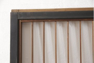 アンティーク建具　古民家テイストの空間づくりにおすすめなガラス入り障子戸1枚(引き戸)(R-057479)