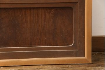 アンティーク建具　上質な和を演出してくれる格子戸リメイク衝立て(パーテーション、つい立て)(R-057482)
