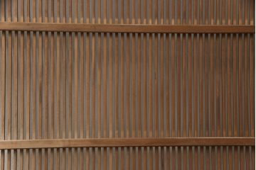 アンティーク建具　上質な和を演出してくれる格子戸リメイク衝立て(パーテーション、つい立て)(R-057482)