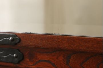 中古　美品　岩谷堂箪笥　和モダンな雰囲気が魅力的なドレッサー+チェアセット(定価約50万円)(鏡台)(R-057492)