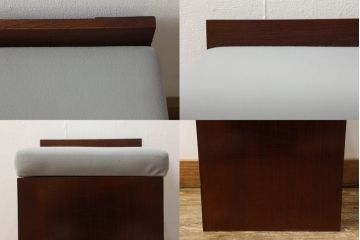 中古　美品　岩谷堂箪笥　和モダンな雰囲気が魅力的なドレッサー+チェアセット(定価約50万円)(鏡台)(R-057492)