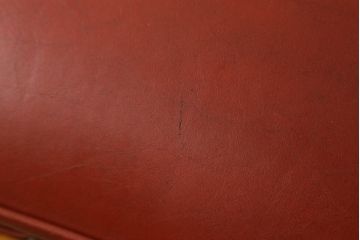 中古　横浜ダニエル(daniel)　A-402　スツール付き　ラウンド型の鏡が印象的な上品な佇まいのドレッサー(鏡台)(R-057494)