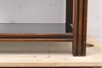 中古　美品　バロッサバレンティ(VARO,S.A. VALENTI)　高級感ただようオープンシェルフ(定価約55万円)(飾り棚、オープンラック、陳列棚)(R-057495)