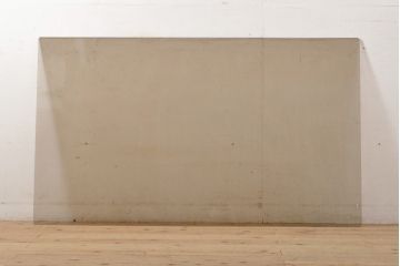イギリスアンティーク　ガラス天板付き　クラシカルな佇まいが魅力的なドローリーフテーブル(エクステンションテーブル、ダイニングテーブル)(R-057499)