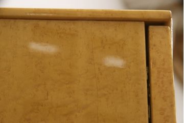 中古　松創　バーズアイメープル　シンプルで洗練された佇まいが印象的なサイドボード(定価約90万円)(戸棚、収納棚、キャビネット)(R-057501)