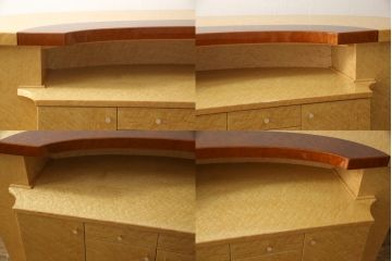 超美品!　新品同様　松創　モダンで品のある佇まいが美しいバーカウンターセット(定価約250万円)(カウンターテーブル)(R-057508)