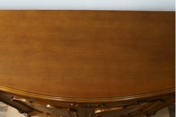 中古　美品　六本木アピス(APIS)取り扱い　イタリア最高級家具　気品あふれる象嵌入りサイドボード　定価約80万円　(R-057530)