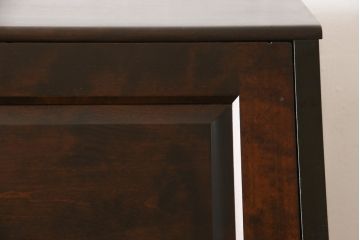 中古　北海道民芸家具　上質な作りが魅力のライティングビューロー(机、在宅ワーク、在宅用引き出し、ワークデスク)(定価約34万円)(R-057531)