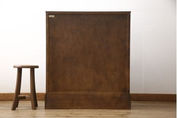 中古　北海道民芸家具　上質な作りが魅力のライティングビューロー(机、在宅ワーク、在宅用引き出し、ワークデスク)(定価約34万円)(R-057531)