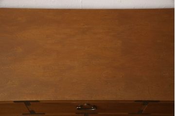 中古　屋久杉　お掃除のしやすさがありがたい脚付きローチェスト(ローボード、テレビ台、引き出し)(R-057532)