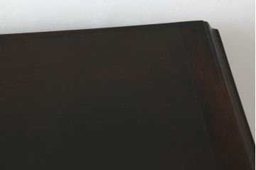 中古　松本民芸家具　和モダンなデザインが雰囲気を盛り立てるC型サイドボード(食器棚、キャビネット、収納棚、戸棚)(定価約84万円)(R-057546)