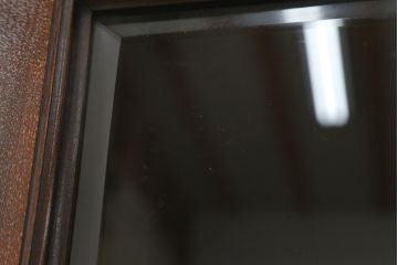 中古　松本民芸家具　和モダンなデザインが雰囲気を盛り立てるC型サイドボード(食器棚、キャビネット、収納棚、戸棚)(定価約84万円)(R-057546)