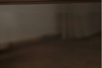 中古　松本民芸家具　和モダンなデザインが雰囲気を盛り立てるC型サイドボード(食器棚、キャビネット、収納棚、戸棚)(定価約84万円)(R-057546)