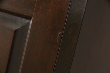 中古　北海道民芸家具　上質な作りが魅力のライティングビューロー(定価約34万円)(机、在宅ワーク用デスク、ワークデスク、引き出し)(R-057558)