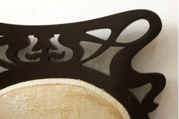 イギリスアンティーク　店舗什器にもおすすめ!　透かし彫りのラウンジチェア(椅子、イス、サロンチェア)(R-057561)