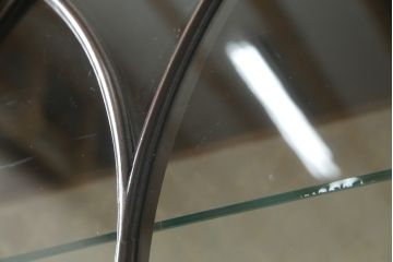 イギリスアンティーク　マホガニー材　店舗什器としてもおすすめ! クラシカルなキャビネット(飾り棚、ガラスケース、収納棚、戸棚)(R-057563)