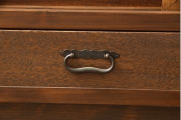 ラフジュ工房オリジナル　古建具リメイク　昭和初期　レトロで落ち着きのある和の雰囲気を高めるテレビ台(テレビボード、ローボード、収納棚、リビングボード、戸棚)(R-057567)