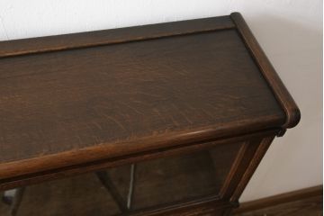 イギリスアンティーク　オーク材　Globe Wernicke(グローブ ウェルニッケ)　クラシカルなスタッキングブックケース(本箱、収納棚、戸棚、飾り棚)(R-057568)