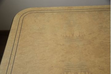 中古　サァラ麻布取り扱い　アメリカ最高級ブランド　センチュリー(CENTURY)　天板バーズアイ　モダンなデザインが魅力の特大エクステンションダイニングテーブル(エクステンションテーブル)(定価約200万円)(R-057577)