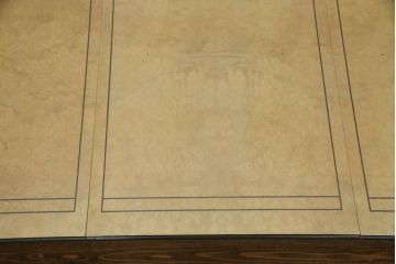 中古　サァラ麻布取り扱い　アメリカ最高級ブランド　センチュリー(CENTURY)　天板バーズアイ　モダンなデザインが魅力の特大エクステンションダイニングテーブル(エクステンションテーブル)(定価約200万円)(R-057577)
