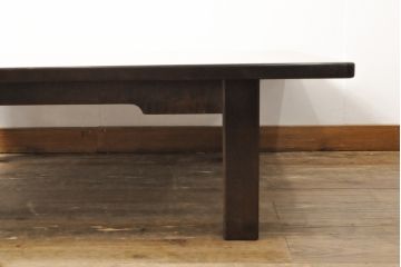 中古　北海道民芸家具　HM4052　洗練されたシンプルな美しさが魅力の座卓(ローテーブル、センターテーブル)(R-057582)