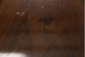 中古　美品　スペイン　バロッサバレンティ(VARO,S.A. VALENTI)　洗練された佇まいが高級感溢れるダイニングテーブル(定価約184万円)(4人掛け、6人掛け、机)(R-057587)