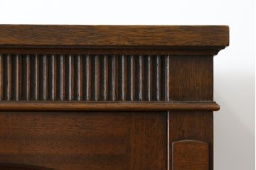 中古　美品　DREXEL HERITAGE(ドレクセルヘリテイジ)　Triune(トライユン)シリーズ　マホガニー材の木肌が美しいワードローブ(収納棚、戸棚)(R-057591)
