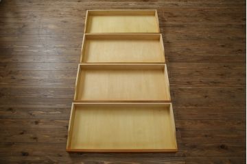 中古　美品　横浜ダニエル(daniel)　アーリーアメリカン　A-102型和タンス(定価約150万円)(引き出し、衣装盆、和箪笥、衣装箪笥、着物箪笥)(R-057593)