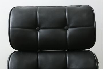 アメリカビンテージ　HOMECREST社(ホームクレスト)　希少!!メンズライクな空間づくりに活躍するストレスレスチェア+オットマンセット(パーソナルチェア、ラウンジチェア、アームチェア)(R-057600)