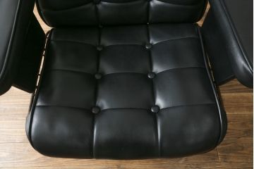 アメリカビンテージ　HOMECREST社(ホームクレスト)　希少!!メンズライクな空間づくりに活躍するストレスレスチェア+オットマンセット(パーソナルチェア、ラウンジチェア、アームチェア)(R-057600)