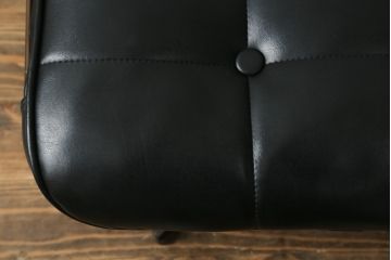 アメリカビンテージ　HOMECREST社(ホームクレスト)　希少!!メンズライクな空間づくりに活躍するストレスレスチェア+オットマンセット(パーソナルチェア、ラウンジチェア、アームチェア)(R-057600)