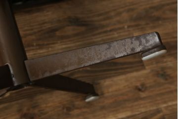 アメリカビンテージ　HOMECREST社(ホームクレスト)　希少!!メンズライクな空間づくりに活躍するストレスレスチェア+オットマンセット(パーソナルチェア、ラウンジチェア、アームチェア)(R-057600)