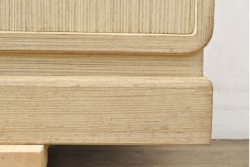 中古　飯澤　衣装盆15杯付き!たっぷり収納できる加茂桐箪笥(四方丸、胴厚、総桐箪笥、総桐たんす、着物箪笥、引き出し、和タンス)(R-057619)
